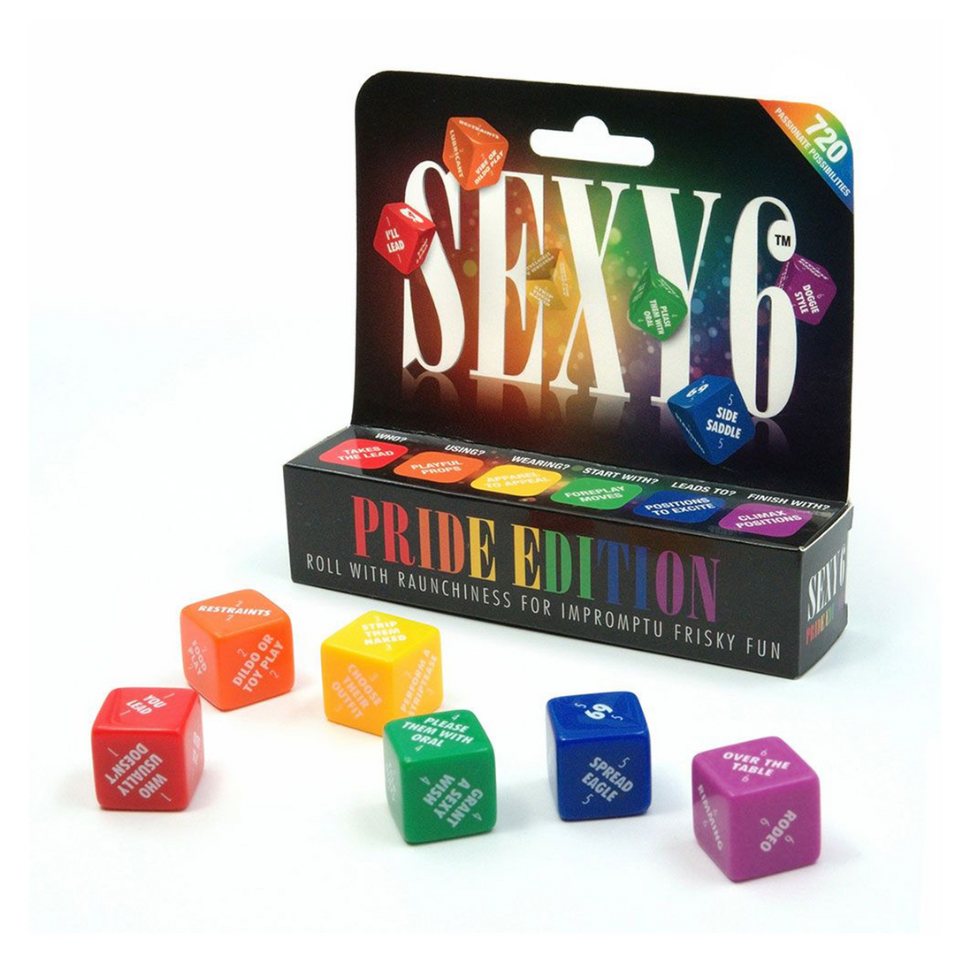 Sexy 6 Dobbelstenen – Sexy Pride Dobbelstenen