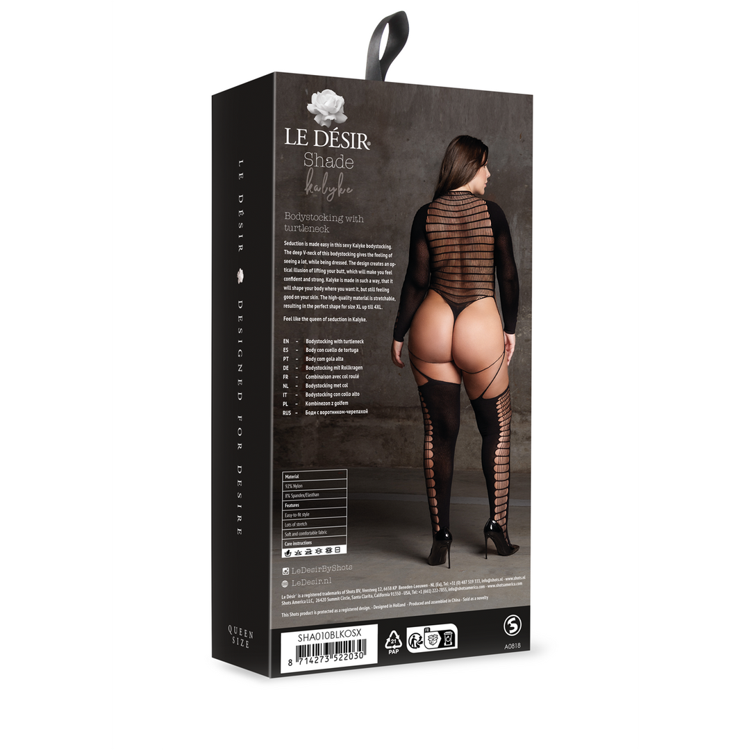 Kalyke XXIII – Bodystocking met Turtleneck – Plus Size