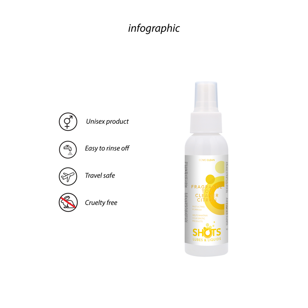 Fragrance Toy Cleaner – Citroen – 3 fl oz / 100 ml