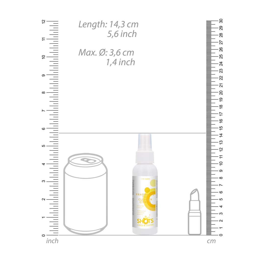 Fragrance Toy Cleaner – Citroen – 3 fl oz / 100 ml