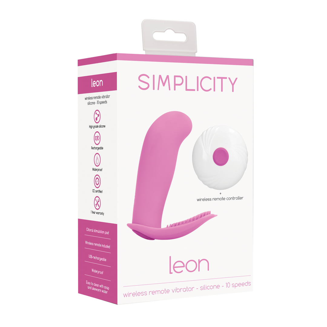Leon - Bezvadu vibrators ar tālvadības pulti