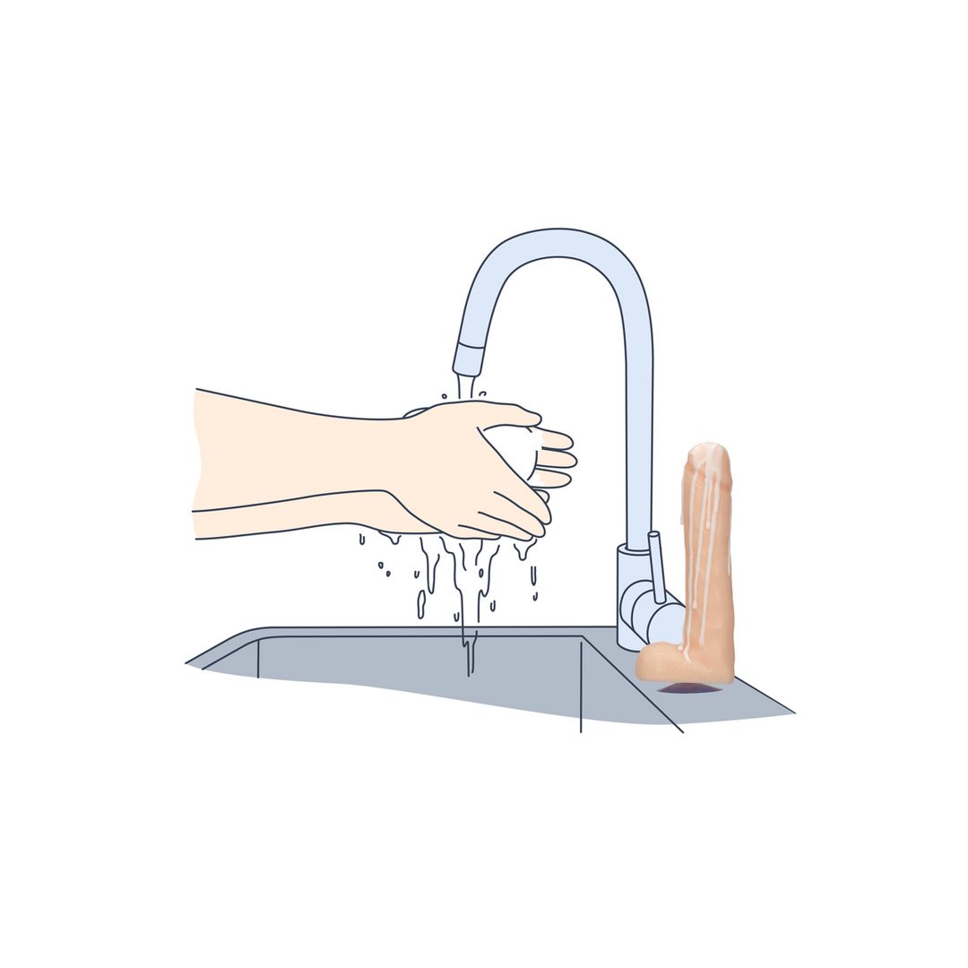 Dicky Soap met Balls en Cum