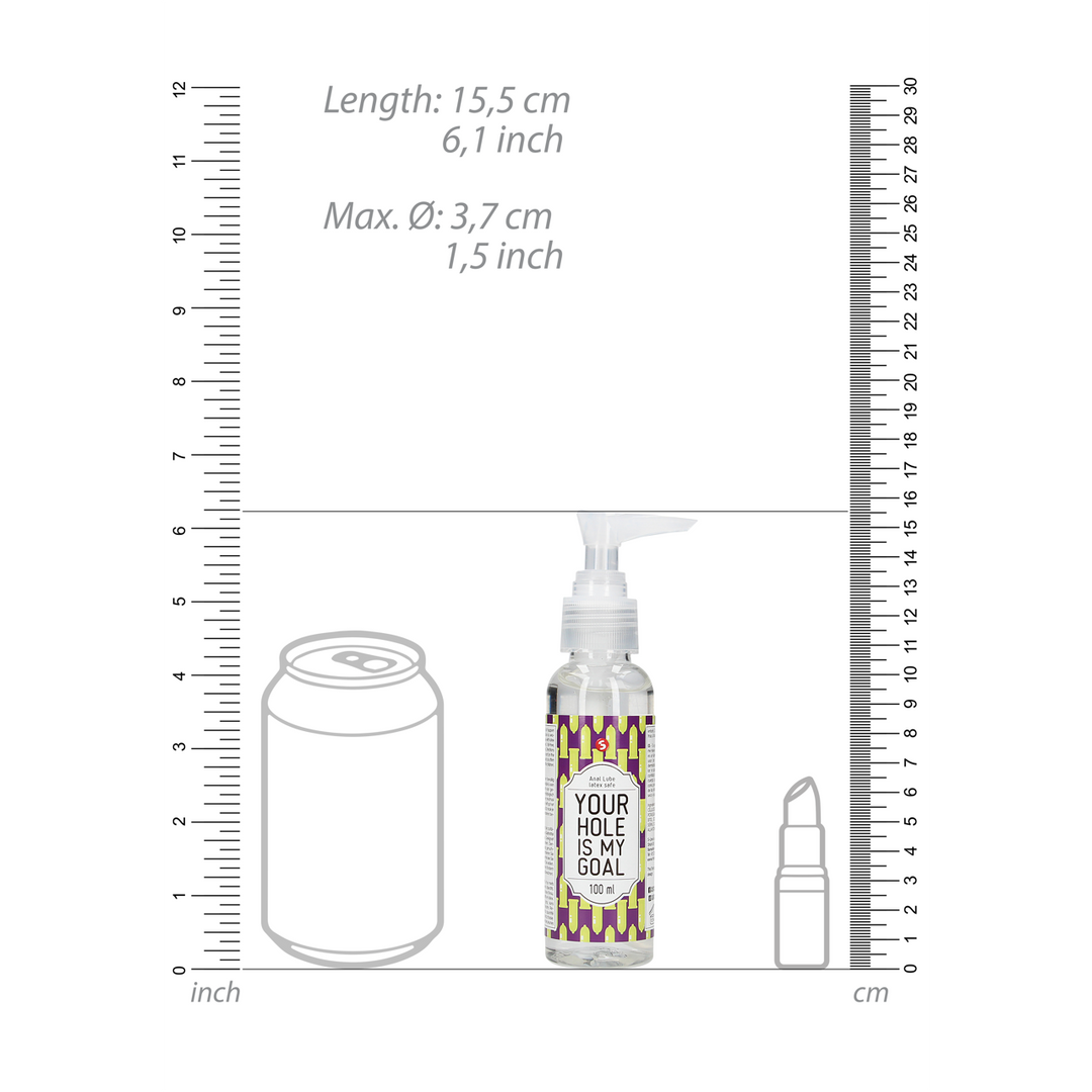 Your Hole Is My Goal – Anale Glijmiddel – 3 fl oz / 100 ml