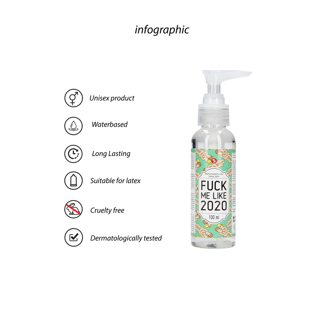 Fuck Me Like 2020 – Waterbased Lubricant – 3 fl oz / 100 ml
