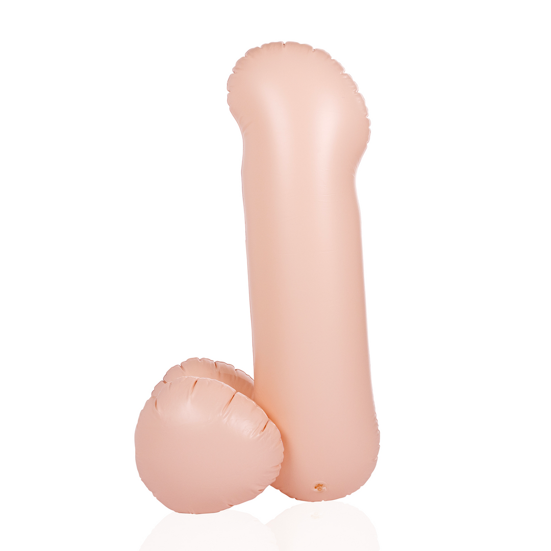 Opblaasbare D*** – 32”/ 80 cm – Vleeskleur