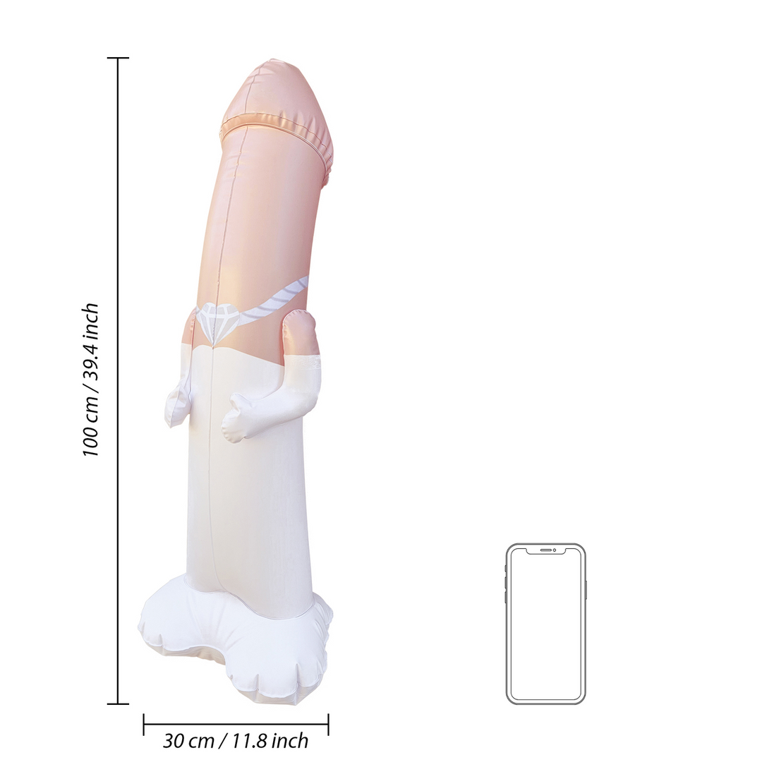 Opblaasbare Bruid Bop Bag