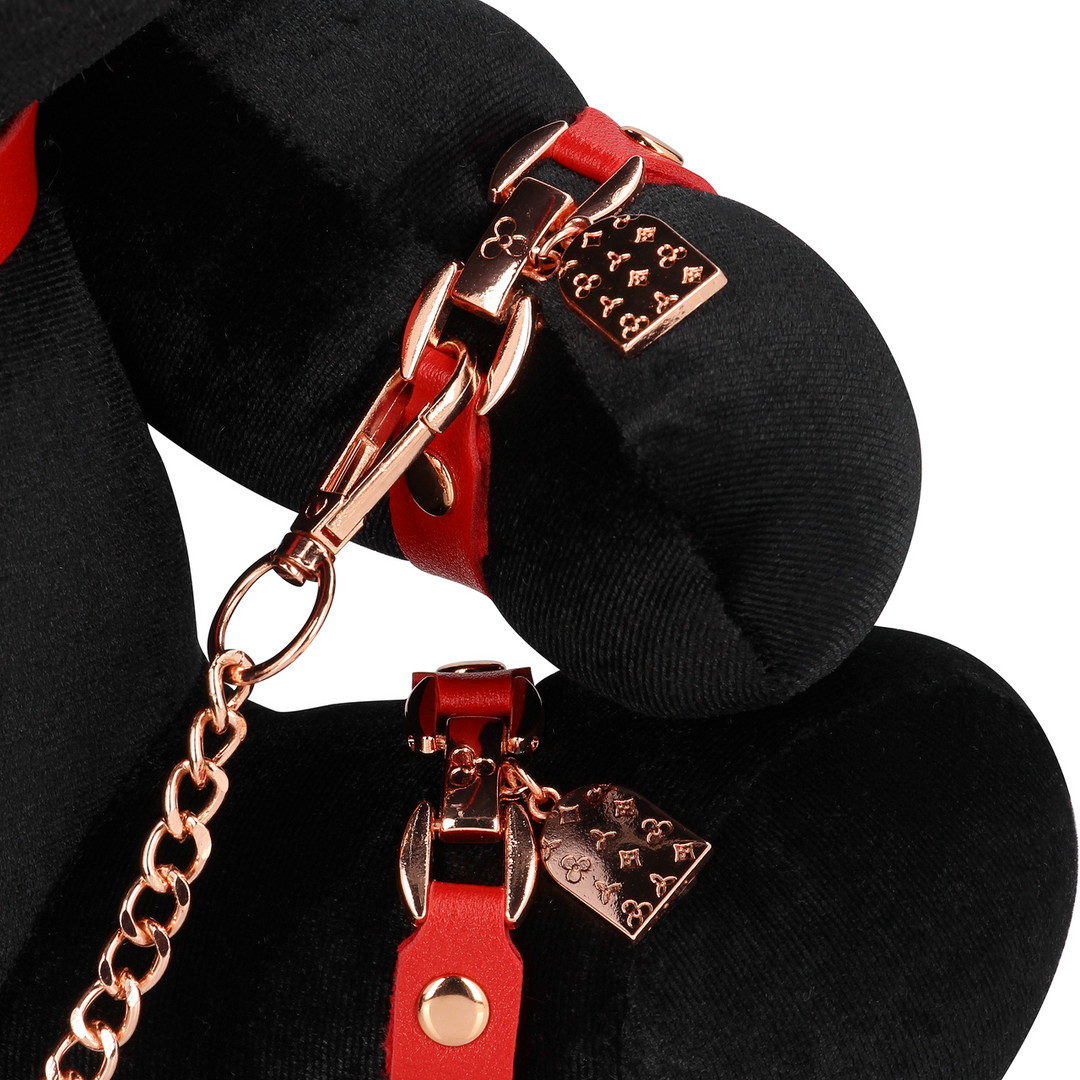 Konijnen Bondage – Velvet – Groot – Zwart
