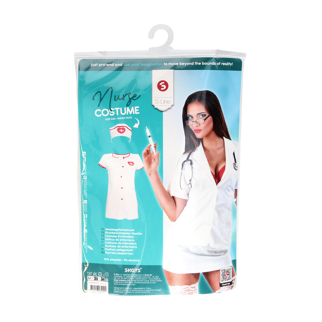 Verpleegster Kostuum – S/M – Wit