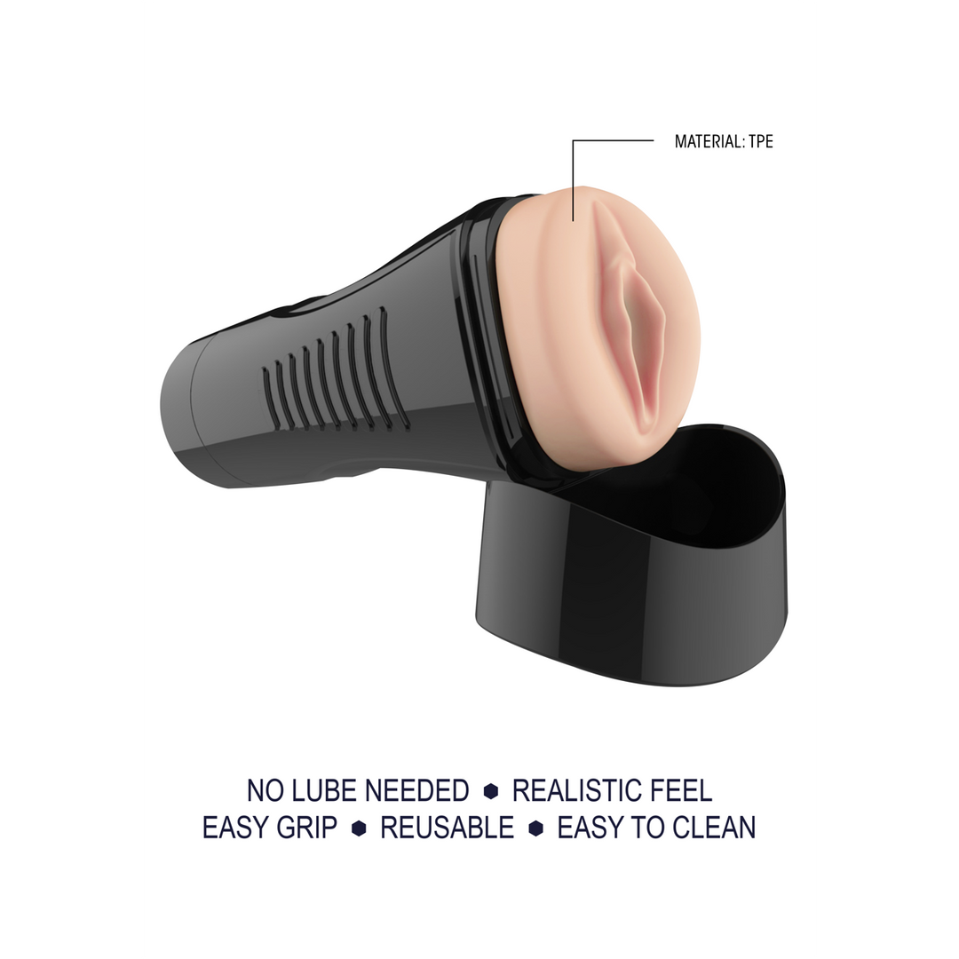 Zelfsmerende Easy Grip Masturbator XL Vaginal