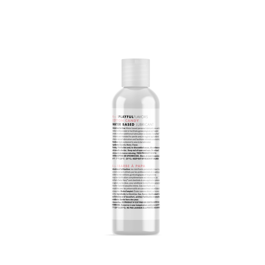 4 in 1 Lube met Suikerspin Smaak – 1 fl oz / 30 ml – Tester