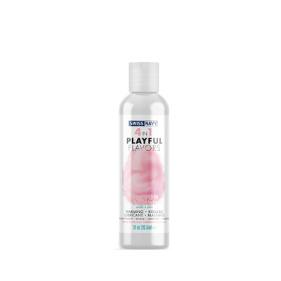 4 in 1 Playful Flavors - Lubricant with Cotton Candy Flavor - 1 fl oz / 29,5 ml