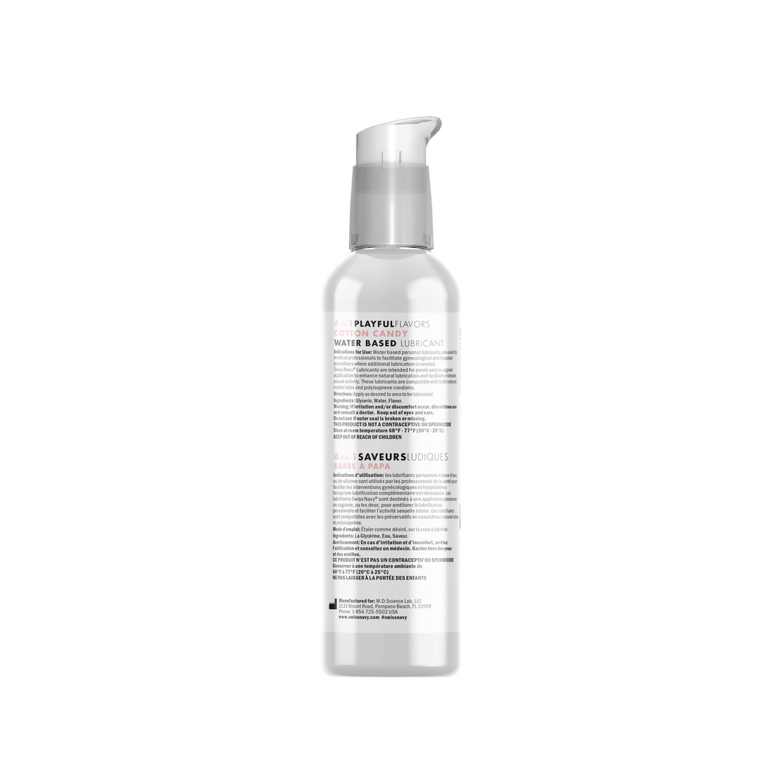 4 in 1 Lubricant met Suikerspin Smaak – 4 fl oz / 118 ml