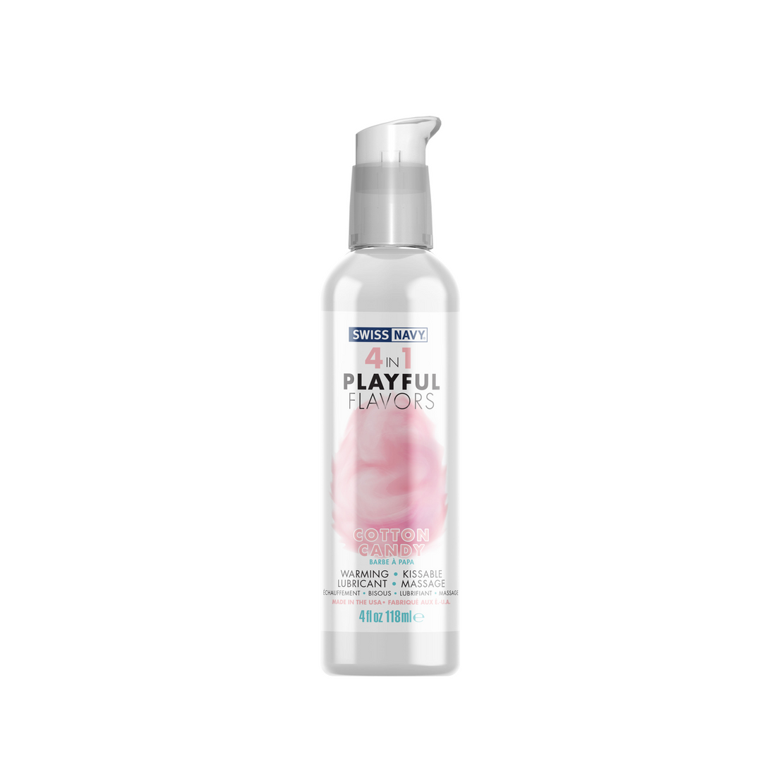 4 in 1 Lubricant met Suikerspin Smaak – 4 fl oz / 118 ml