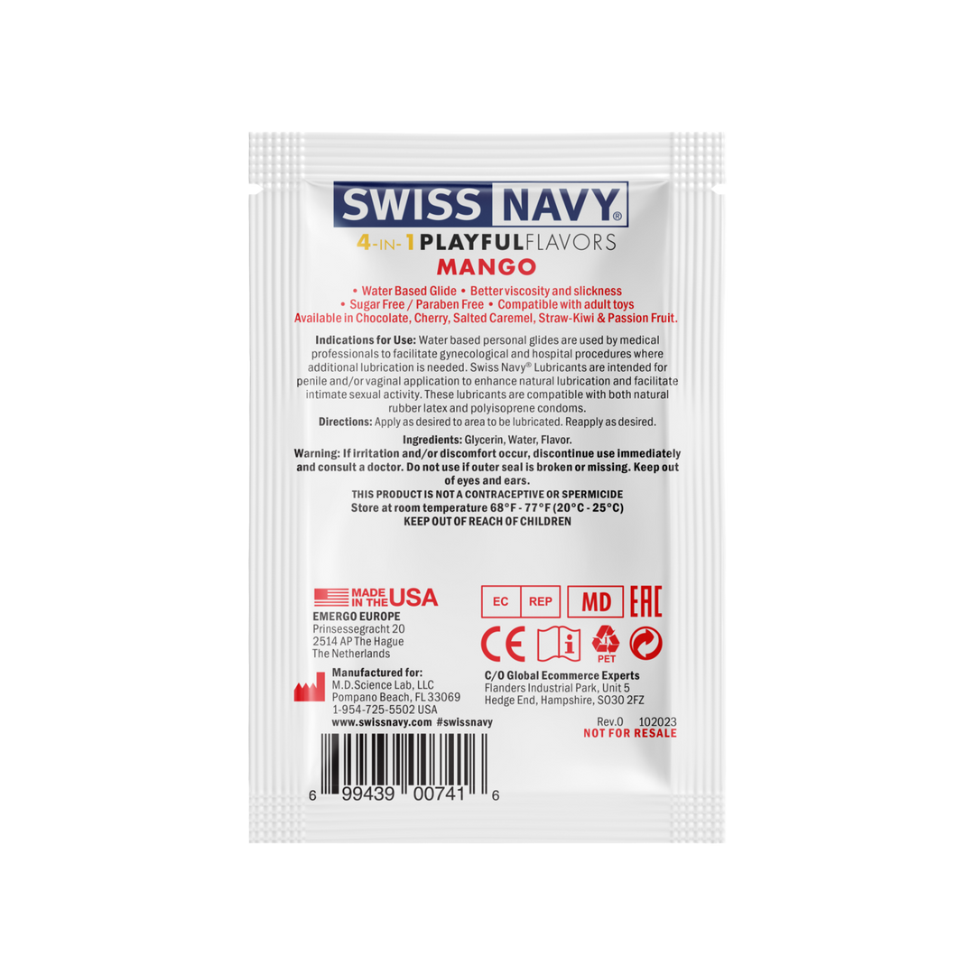4 in 1 Lubricant met Mangosmaak – 0,18 fl oz / 5 ml