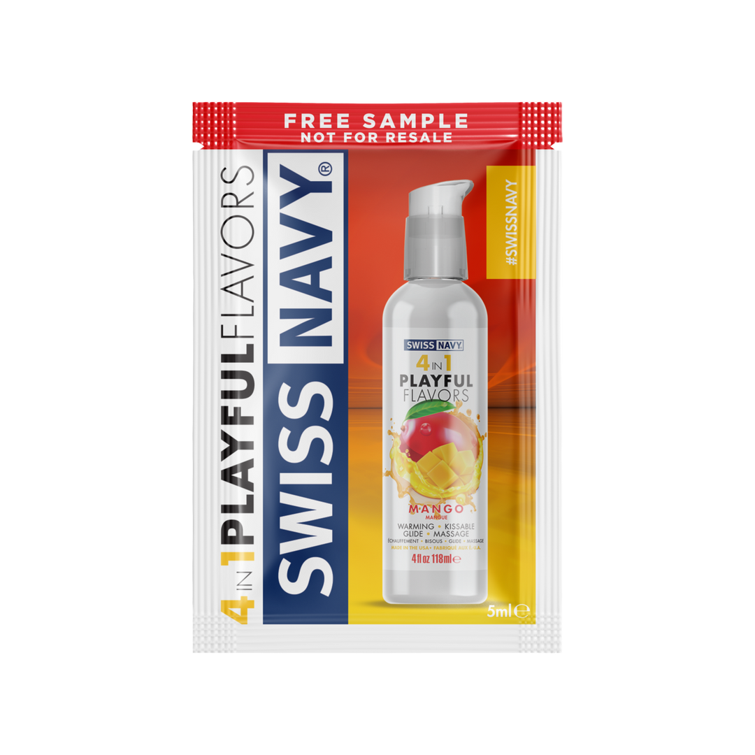 4 in 1 Lubricant met Mangosmaak – 0,18 fl oz / 5 ml