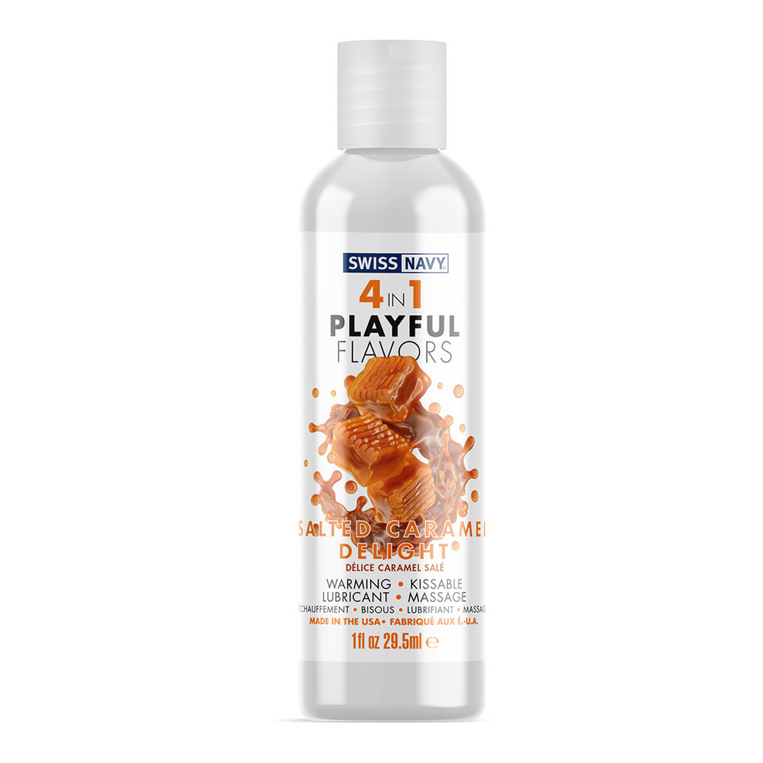 4 In 1 Lube met Salted Caramel Delight Smaak – 1 fl oz / 30 ml