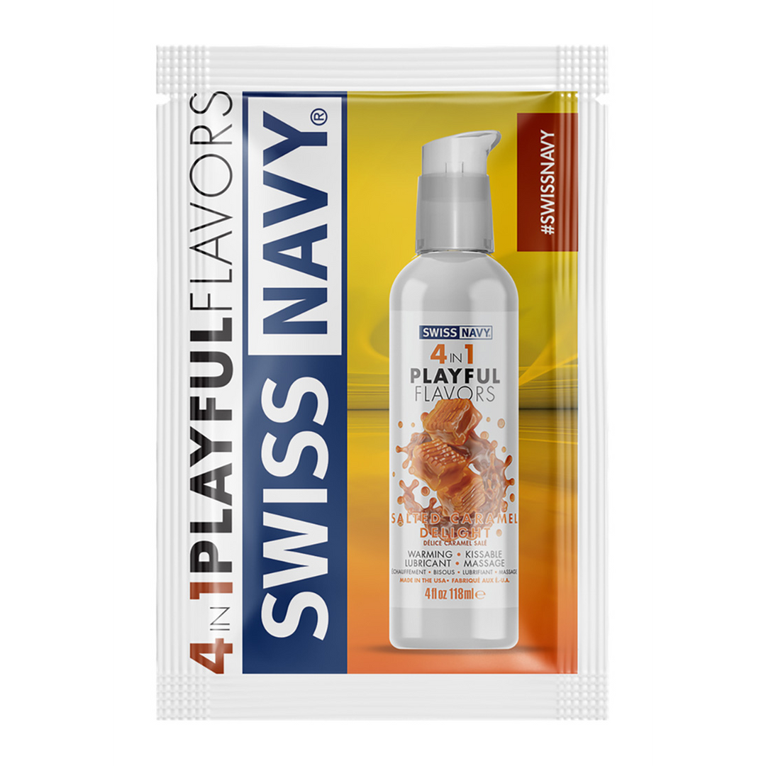 4 in 1 Lube met Salted Caramel Delight – 0.18 fl oz / 5 ml
