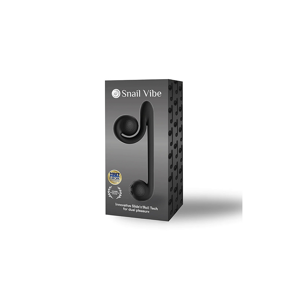 Slak Vibe – Flexibele Vibrator – Zwart