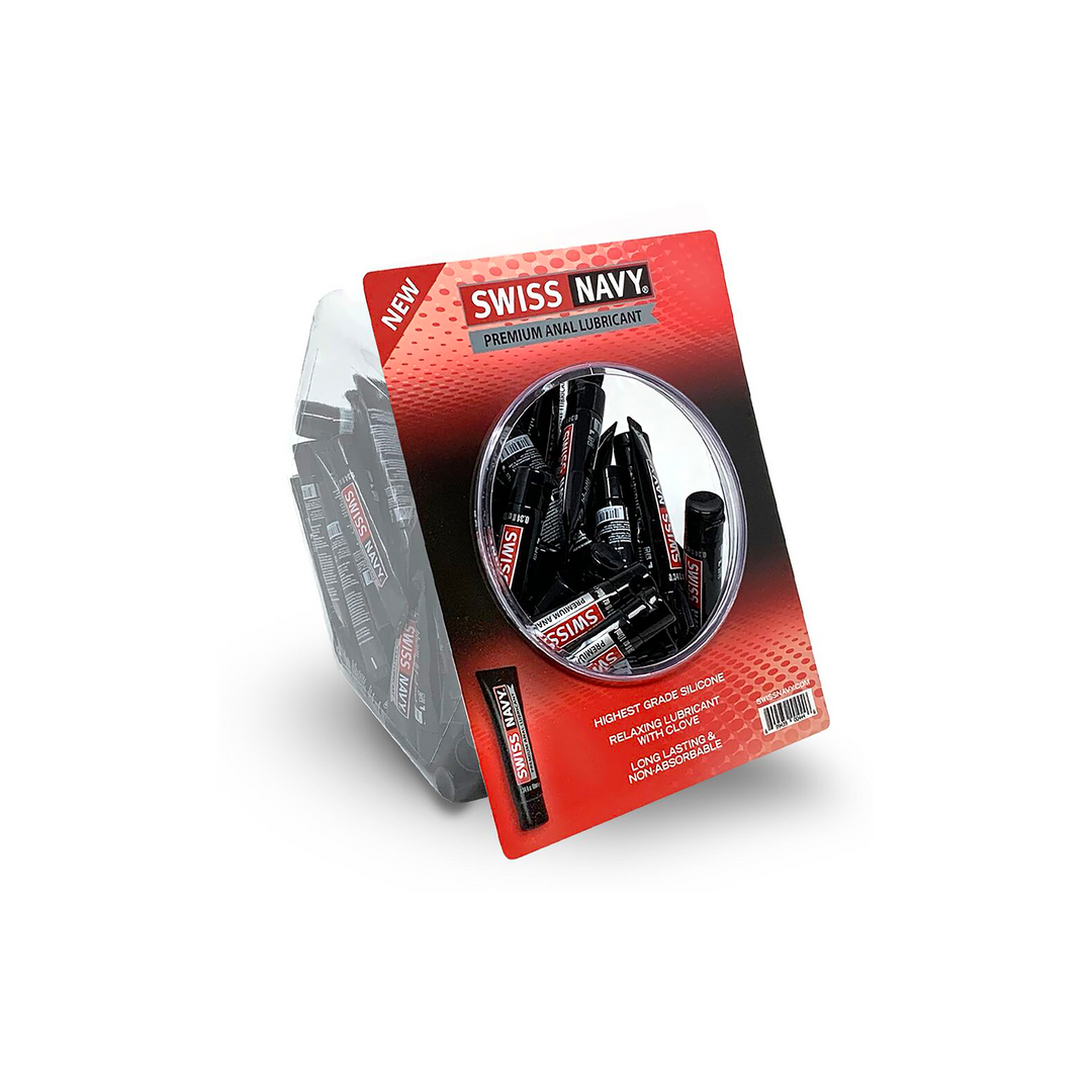 Premium – Siliconenbasis Anale Glijmiddel – Fishbowl – 50 Stuks