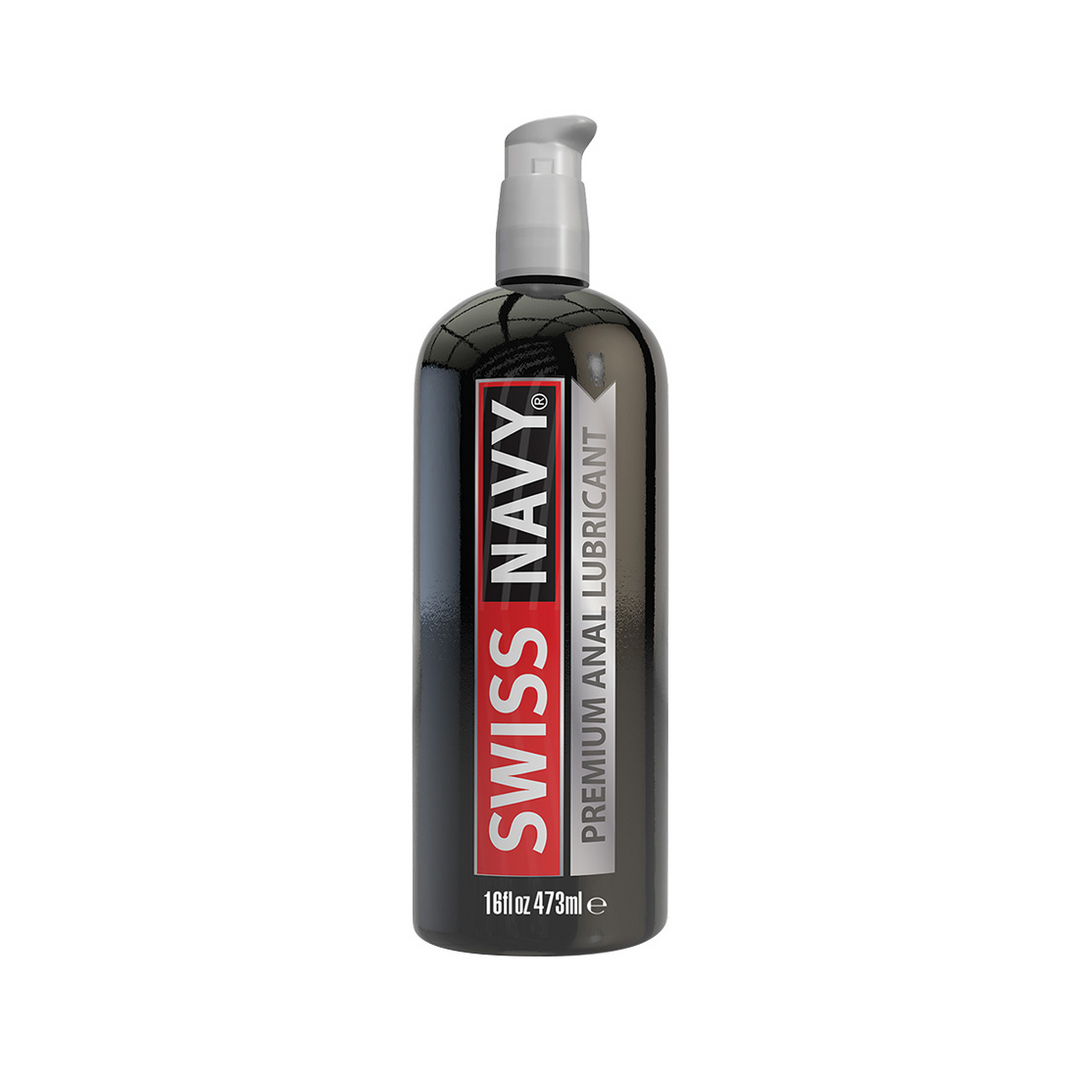 Premium – Siliconegebaseerd Anale Glijmiddel – 16 fl oz / 473 ml