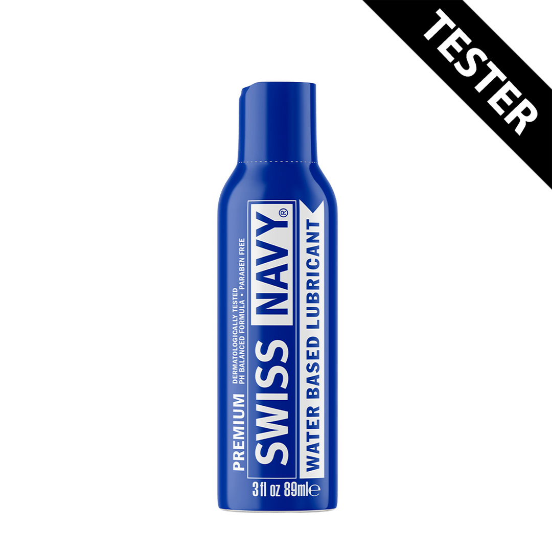 Premium Personal Water-Based Lubricant and Sex Gel For Couples – 3 fl oz / 89 ml – TESTERS