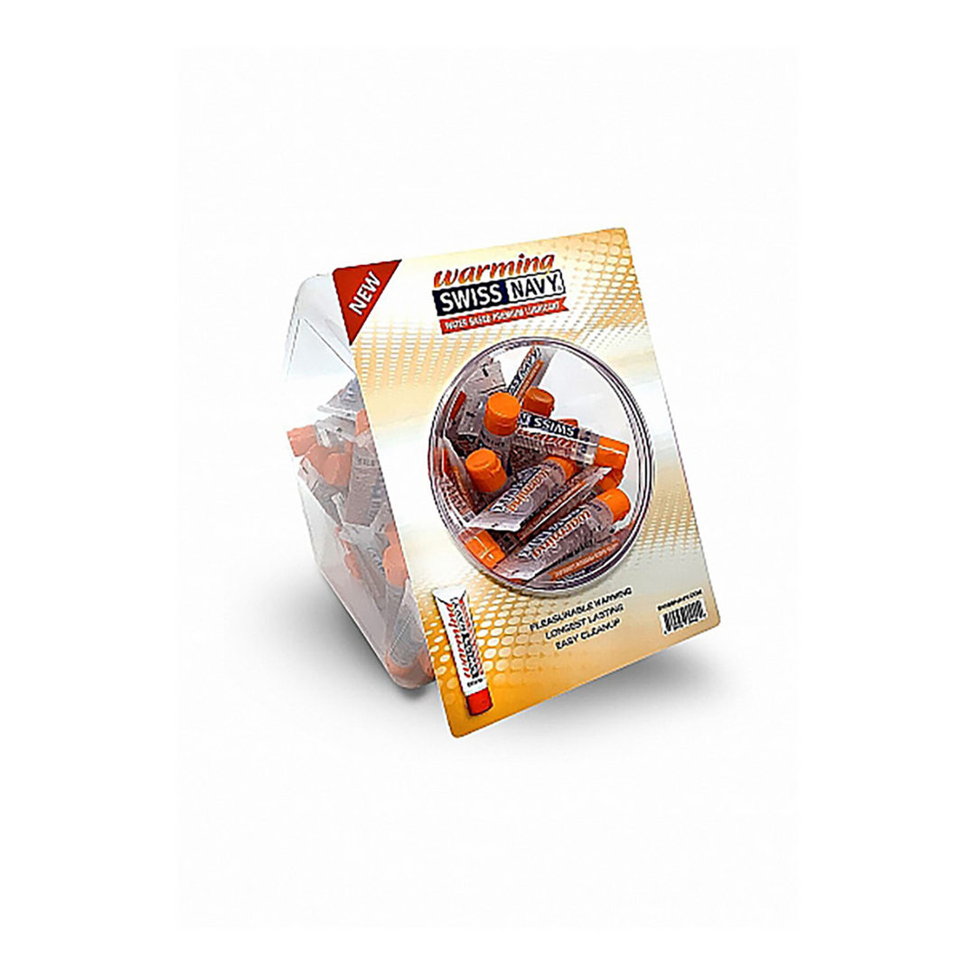 Premium – Waterbased Heating Lubricant – Fishbowl – 50 Stuks