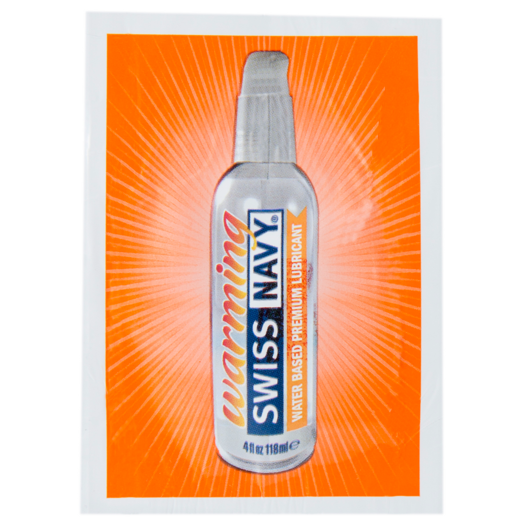 Lubricante a base de agua Premium para calentar y gel sexual para parejas - 0.18 fl oz / 5 ml