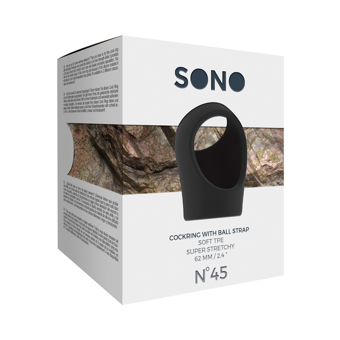 Nr.45 – Cockring met Ball Strap
