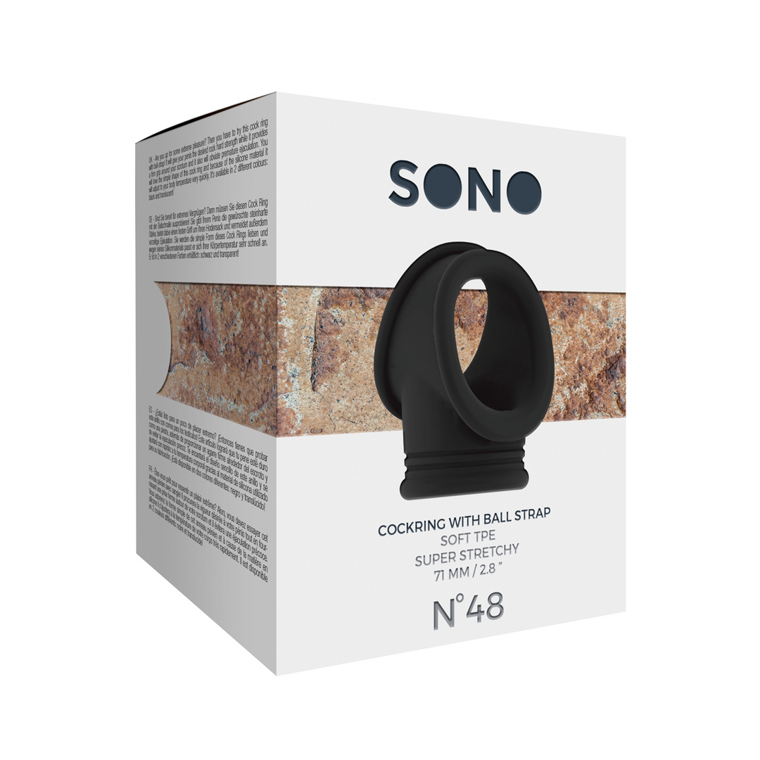 Nr.48 – Cockring met Ball Strap