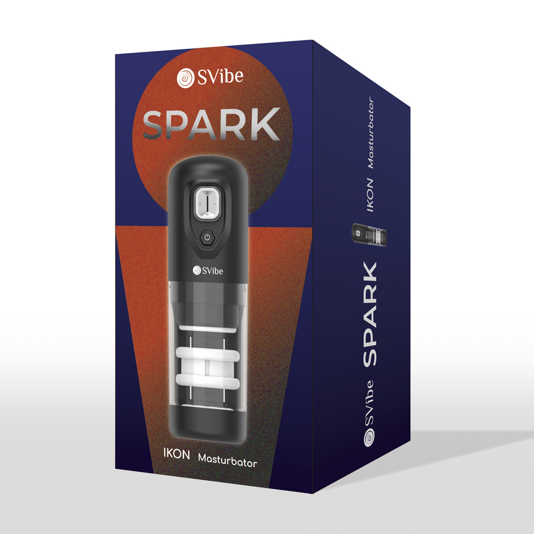 Ikon SPARK – Duwende en Draaien Masturbator – Transparant