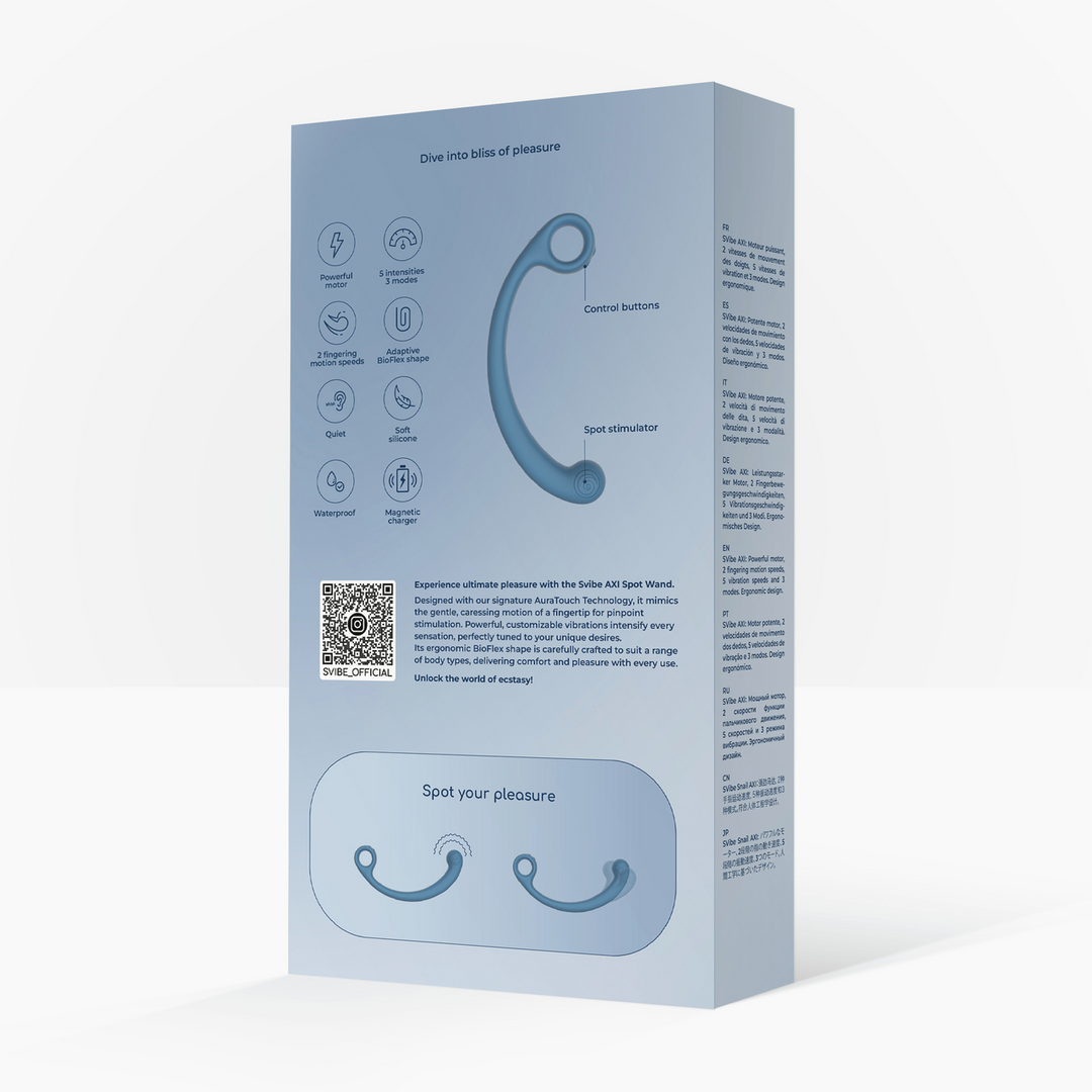 AXI – Spot Wand met Vingerbeweging – Blue Lagoon