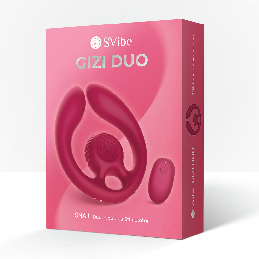 GIZI Duo – Dual Couples Stimulator – Bordeauxt