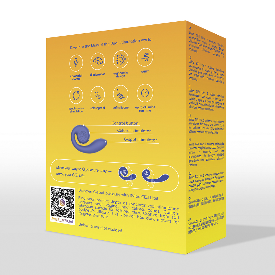 GIZI Lite – Dual G-Spot Stimulator – Sappige Blauwe Bes