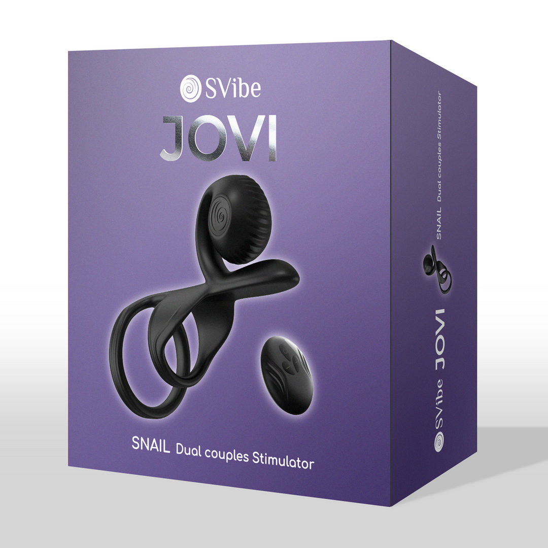 JOVI – Dual Couples Ring Stimulator – Zwart
