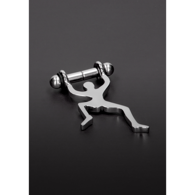 Klimmen Man Magnetische Tepelknijpers