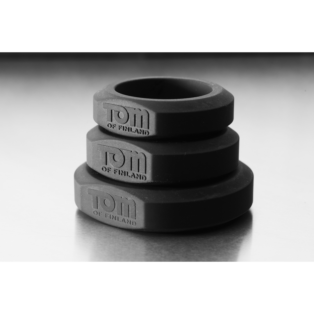 3-delige silicone cockring set