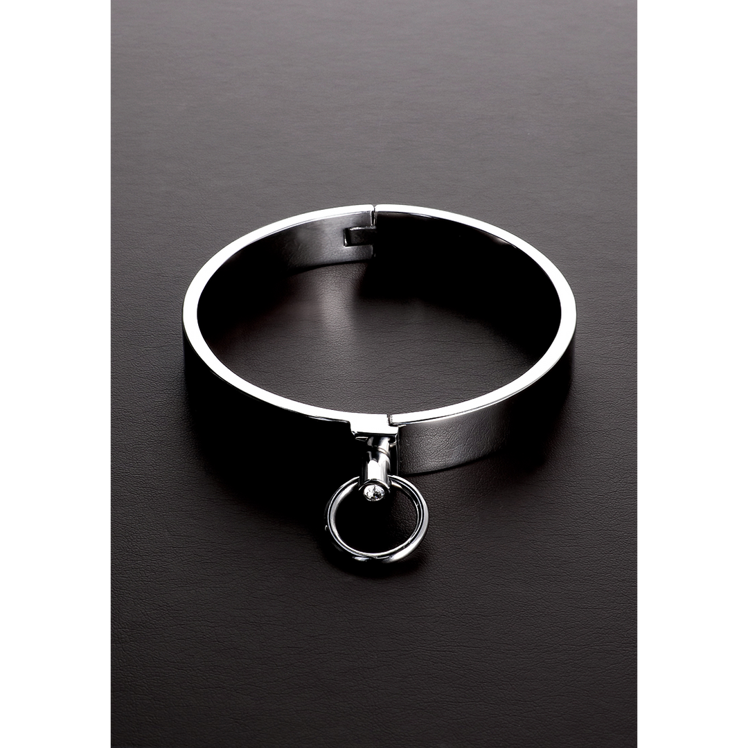 Stijlvolle Slave Collar met Edelstenen – US Maat 16 / EU Maat 44