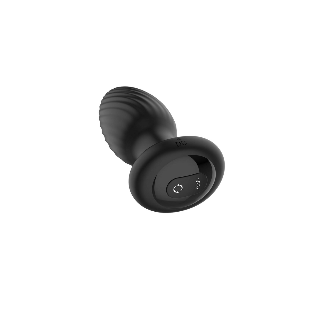 Tornado – Afstandsbediening Rotating Butt Plug – Zwart
