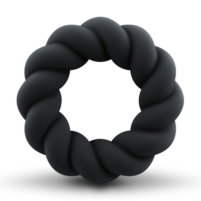 Twist - Non-Vibrating Cockring - Zwart Twist - Non-Vibrating Cockring - Zwart