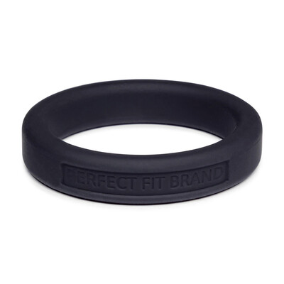 Silicone Hefty Ring Classic - Cockring - 1,75 / 4,4 cm - Zwart