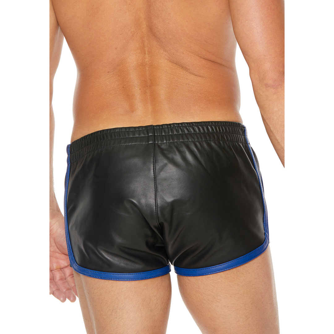Leather Versatile Shorts – S/M – Blue