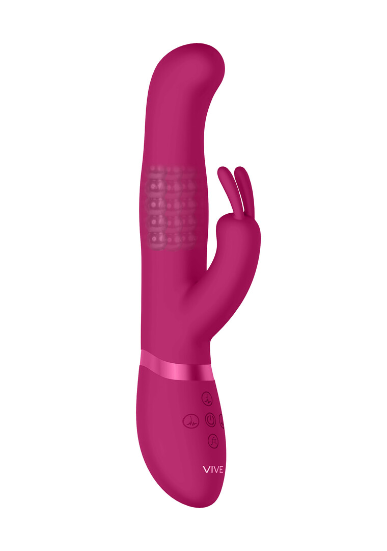 Izara – Draaiende Parels Konijnen Vibrator – Roze