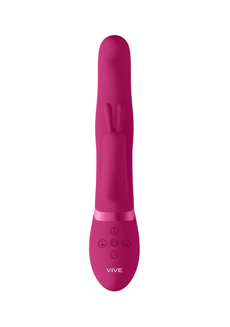 Izara – Draaiende Parels Konijnen Vibrator – Roze