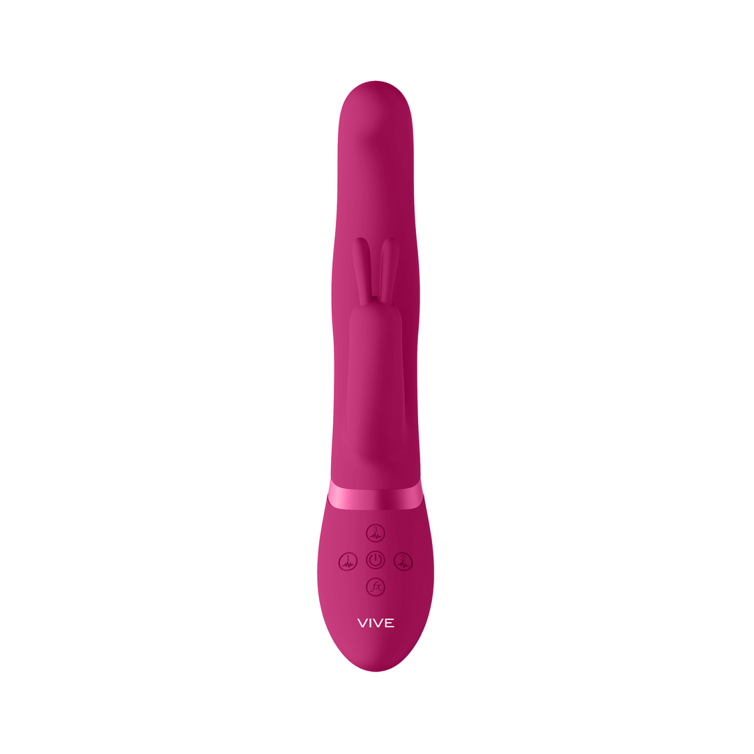 Izara – Draaiende Parels Konijnen Vibrator – Roze