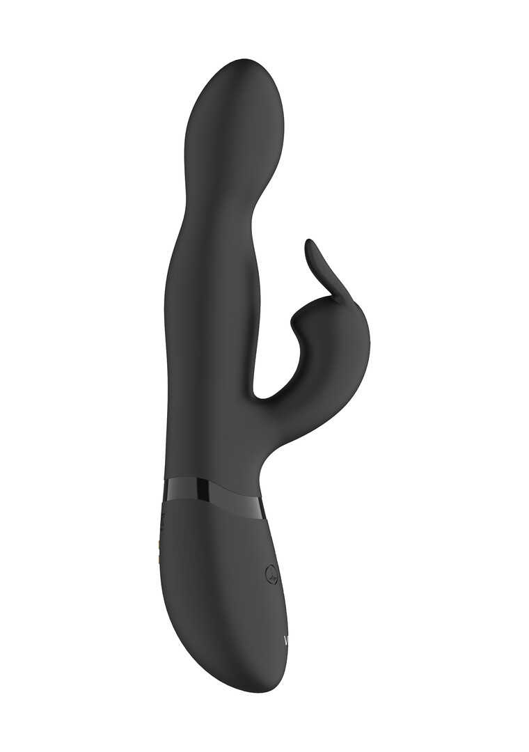 Niva – Draaibare Konijnen Vibrator – Zwart