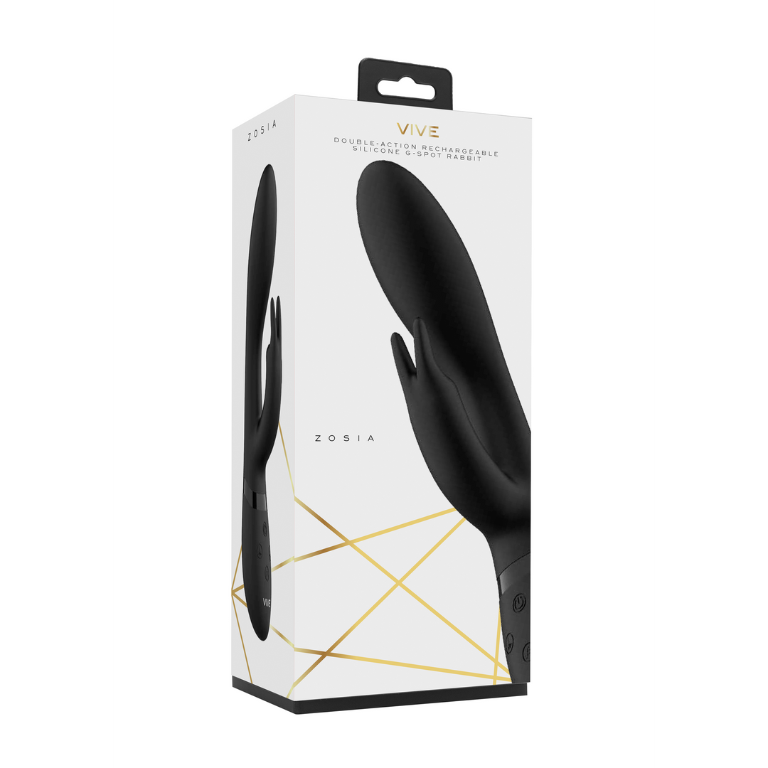 Zosia – Classic G-Spot Rabbit – Zwart