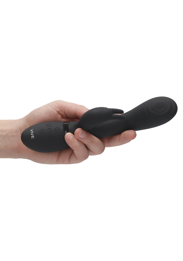 Cato - Pulsa G-punkta trušu vibrators - Melns