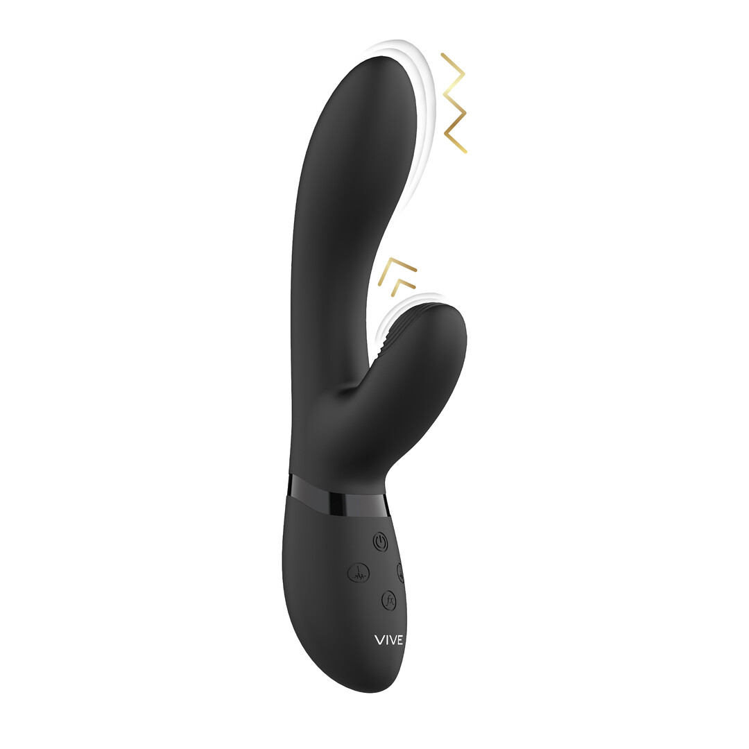 Kyra – Pulse Clitorale Rabbit – Zwart