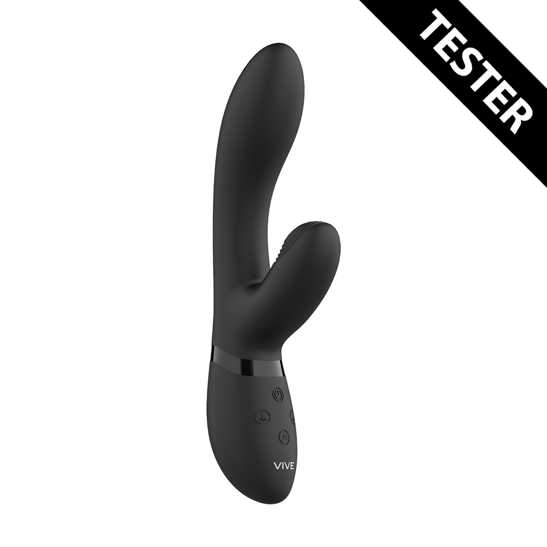 Kyra - Pulse Conejo Clitoriano - Negro - Tester