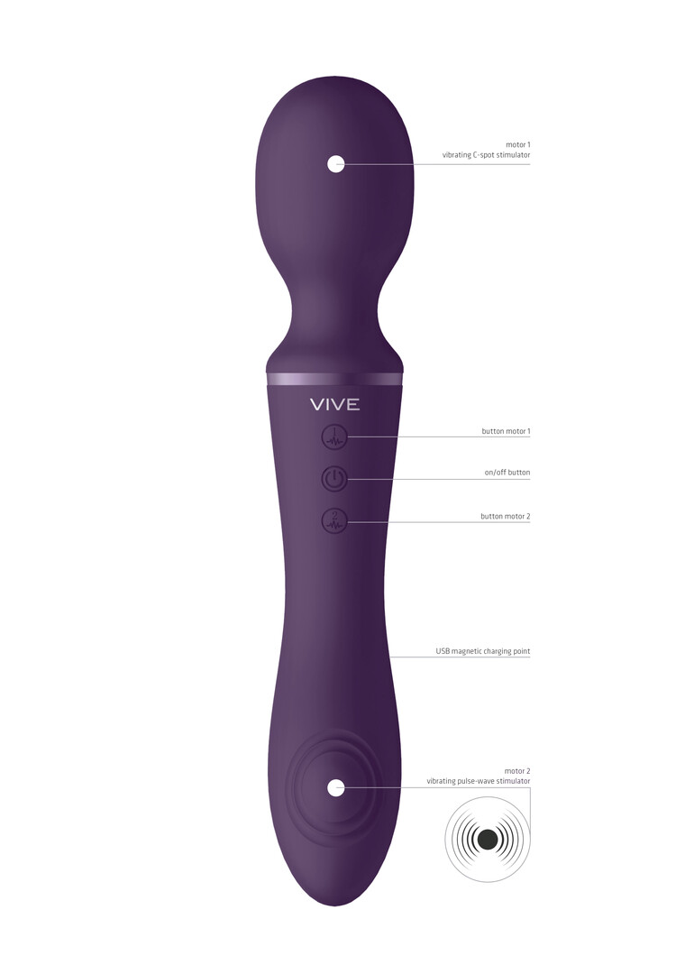 Enora - Zizļa vibrators - Violets
